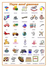 toys - matching ws for kids - ESL worksheet by anitarobi