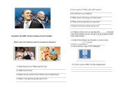 English Worksheet: WHAT DO YOU KNOW ABOUT BARACK OBAMA?