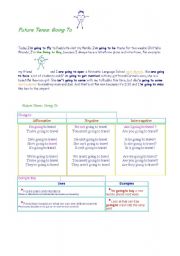 English Worksheet: Future tense boy