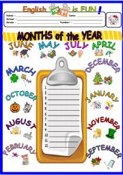 Months of the year 1