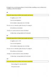 English Worksheet: prepositions (in/ at /on)