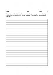 English Worksheet: Creative Writing for Juniors Part 2 - 10 pages