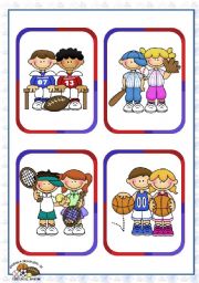 Sports Set (1)  - Individual and Team Sports Flashcards (16)