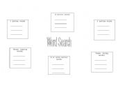 English worksheet: Word Search reading groups activity