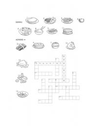 English Worksheet: Food