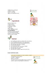 English Worksheet: Mushroom Farming