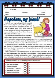 NAPOLEON, MY FRIEND ( 2 PAGES )
