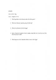 English worksheet: Interstellar Pig quiz chapters 10-12