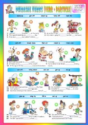 Phrasal Verbs (Fifth series). Exercises (Part 2/3). Key included!!! (The preview looks a bit distorted, but the document is perfectly fine after downloading it)