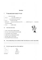English worksheet: past simple with to be