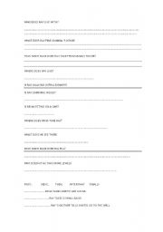 English Worksheet: preposition