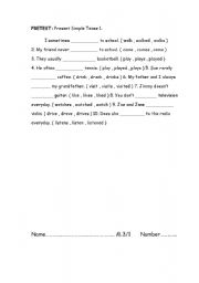 English worksheet: descriping people