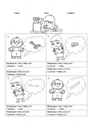 English Worksheet: Stationary