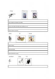 English worksheet: Magical Creatures