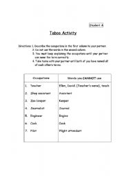 English worksheet: Tatoo Activity