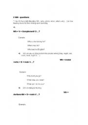 English Worksheet: WH question