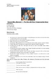 English Worksheet: Friends: Phoebe meets Mikes parents worksheet