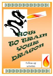 English Worksheet: HOW TO TRAIN YOUR DRAGON - follow-up activities