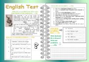 English Worksheet: SImple Past Past Continuous