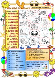 Elementary Vocabulary Series6  Seaside Holidays