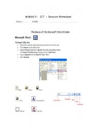 English worksheet: ict worksheet