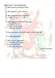 Alvin and the Chipmunks 2 30 to 45 minutes