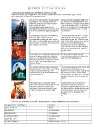 English Worksheet: science fiction movies