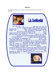 English worksheet: LA Confidential