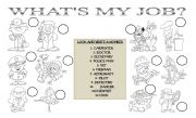 English Worksheet: whats my job?