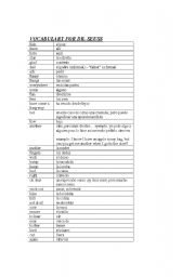 English Worksheet: one fish, two fish, red fish, blue fish by dr seuss vocab sheet