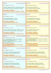 LOTS OF TENSES!! 3 SKILLS!! (reading, speaking, listening)  6 PAGES  60 QUESTION CARDS  CLASSROOM COMPETITION  FULLY EDITABLE  GOOD FOR ADULTS, TOO!!