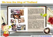 We love the king of Thailand