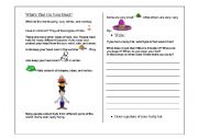 English worksheet: Hats