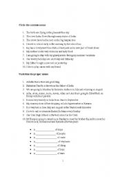 English Worksheet: Grade 3 Worksheets