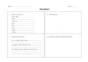 English Worksheet: Furniture items