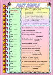 English Worksheet: Simple past tense