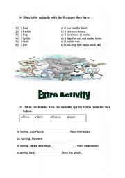 English Worksheet: Spring vocabulary