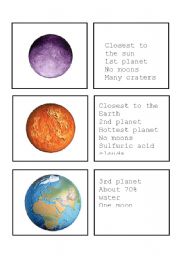 the planets worksheets