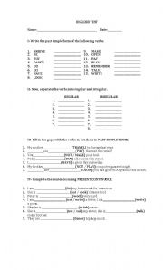 English Worksheet: ENGLIST TEST