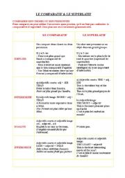 English worksheet: The comparative