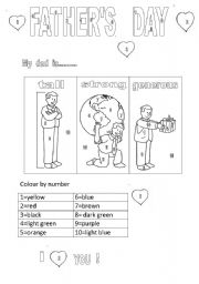 English Worksheet: FATHERS DAY