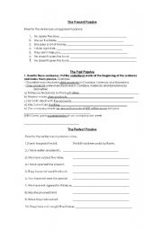English worksheet: Passive voice: Present, Past and Perfect