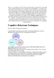 English worksheet: behaviour ideas