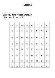 English Worksheet: English Puzzles