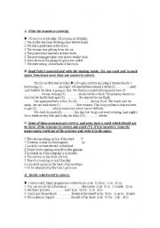 English Worksheet: Preposition