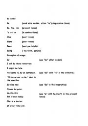 English worksheet: helping verbs