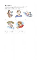 English worksheet: Peoples behaviour