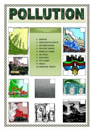 POLLUTION - ESL worksheet by knds