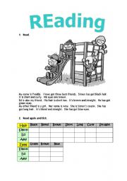 English Worksheet: Description