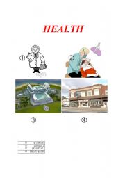 English worksheet: HEALTH